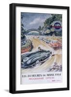 The Official Programme for Le Mans 24 Hours, 1954-null-Framed Premium Giclee Print