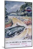 The Official Programme for Le Mans 24 Hours, 1954-null-Mounted Premium Giclee Print