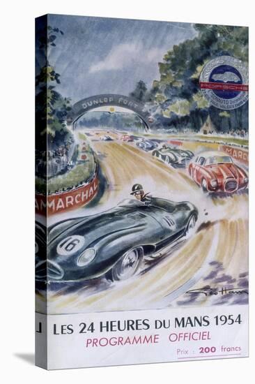 The Official Programme for Le Mans 24 Hours, 1954-null-Stretched Canvas