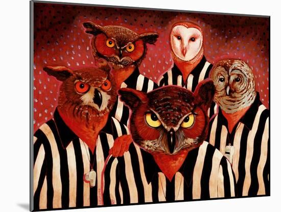 The Officials-John Newcomb-Mounted Giclee Print