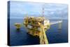 The Offshore Oil Rig in the Gulf of Thailand.-num_skyman-Stretched Canvas