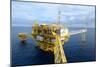 The Offshore Oil Rig in the Gulf of Thailand.-num_skyman-Mounted Photographic Print