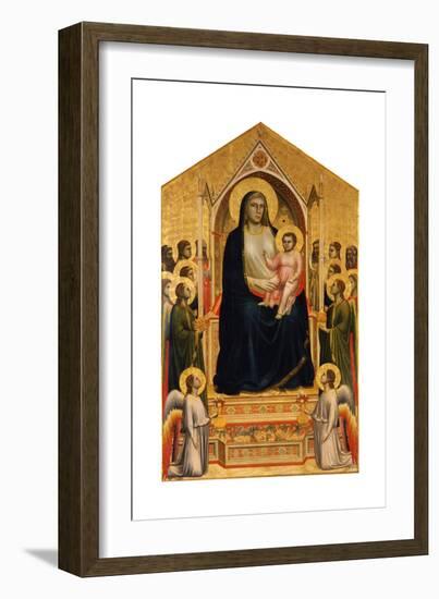 The Ognissanti Madonna, Ca 1310-Giotto di Bondone-Framed Giclee Print