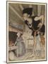 The Ogre and His Wife-Arthur Rackham-Mounted Art Print