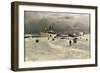 The Oihonna in Ice, Near Spitzbergen, 1905-Themistocles von Eckenbrecher-Framed Giclee Print