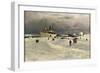 The Oihonna in Ice, Near Spitzbergen, 1905-Themistocles von Eckenbrecher-Framed Giclee Print