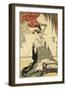 The Oiran Matsuzake with a Pipe-L. Mayer-Framed Giclee Print