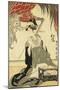 The Oiran Matsuzake with a Pipe-L. Mayer-Mounted Giclee Print