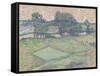 The Oise at Auvers-Vincent van Gogh-Framed Stretched Canvas