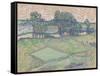 The Oise at Auvers-Vincent van Gogh-Framed Stretched Canvas