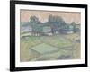 The Oise at Auvers-Vincent van Gogh-Framed Giclee Print