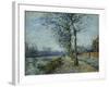 The Oise at Pontoise; L'Oise a Pontoise, 1900-Gustave Loiseau-Framed Giclee Print