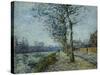 The Oise at Pontoise; L'Oise a Pontoise, 1900-Gustave Loiseau-Stretched Canvas