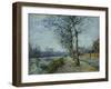 The Oise at Pontoise; L'Oise a Pontoise, 1900-Gustave Loiseau-Framed Giclee Print