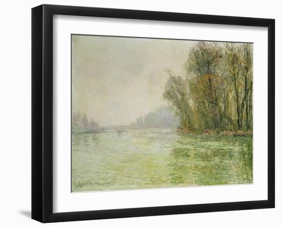 The Oise in Winter, 1906-Gustave Loiseau-Framed Giclee Print