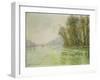 The Oise in Winter, 1906-Gustave Loiseau-Framed Giclee Print