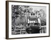 The 'Okahumkee' Steamer Taking on Wood Fuel in Florida, C.1895-American Photographer-Framed Giclee Print