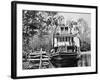 The 'Okahumkee' Steamer Taking on Wood Fuel in Florida, C.1895-American Photographer-Framed Giclee Print