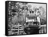 The 'Okahumkee' Steamer Taking on Wood Fuel in Florida, C.1895-American Photographer-Framed Stretched Canvas