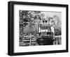 The 'Okahumkee' Steamer Taking on Wood Fuel in Florida, C.1895-American Photographer-Framed Giclee Print