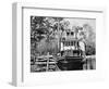 The 'Okahumkee' Steamer Taking on Wood Fuel in Florida, C.1895-American Photographer-Framed Giclee Print