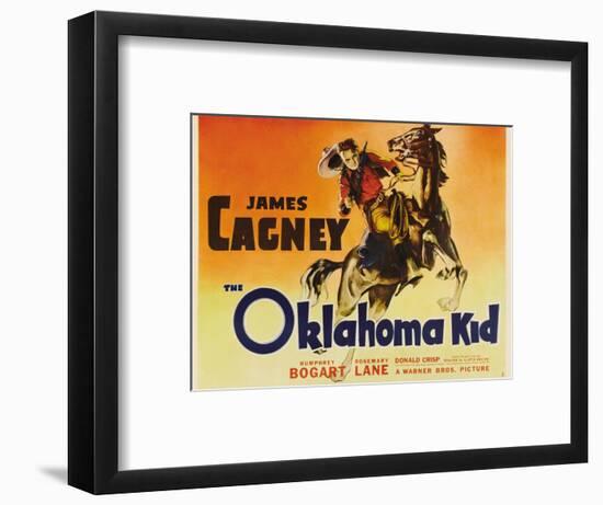 The Oklahoma Kid, James Cagney, 1939-null-Framed Art Print