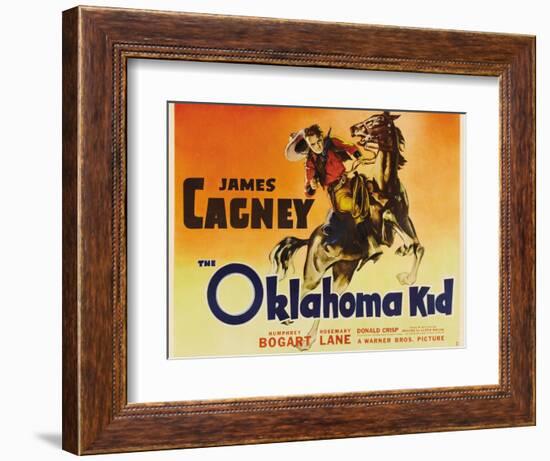 The Oklahoma Kid, James Cagney, 1939-null-Framed Art Print