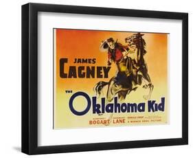 The Oklahoma Kid, James Cagney, 1939-null-Framed Art Print