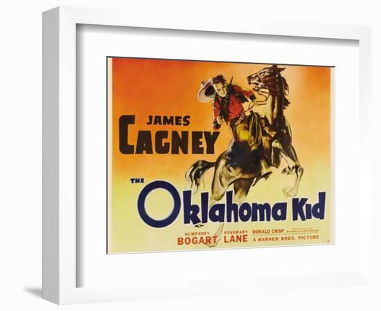 The Oklahoma Kid, James Cagney, 1939-null-Framed Art Print