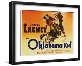 The Oklahoma Kid, James Cagney, 1939-null-Framed Art Print