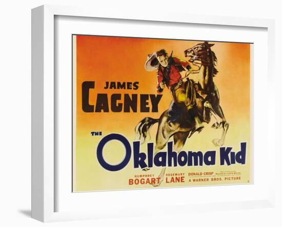 The Oklahoma Kid, James Cagney, 1939-null-Framed Art Print