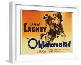 The Oklahoma Kid, James Cagney, 1939-null-Framed Art Print