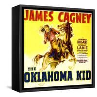 THE OKLAHOMA KID, James Cagney on window card, 1939.-null-Framed Stretched Canvas