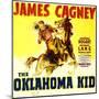 THE OKLAHOMA KID, James Cagney on window card, 1939.-null-Mounted Art Print