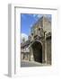 The Old Abbey Entrance and Medieval Timber Framed Houses-Peter Richardson-Framed Photographic Print