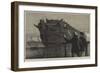 The Old Arctic Exploring Ship Resolute, Now Broken Up at Chatham Dockyard-null-Framed Giclee Print