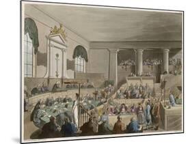 The Old Bailey, Known Also as the Central Criminal Court-A.c. Pugin-Mounted Art Print