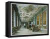 The Old Ballroom, Now the Library, Chatsworth-William Henry Hunt-Framed Stretched Canvas