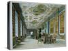 The Old Ballroom, Now the Library, Chatsworth-William Henry Hunt-Stretched Canvas