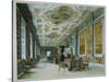 The Old Ballroom, Now the Library, Chatsworth-William Henry Hunt-Stretched Canvas