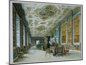 The Old Ballroom, Now the Library, Chatsworth-William Henry Hunt-Mounted Giclee Print