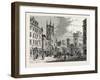 The Old Bank Looking from the Mansion House 1730, London-null-Framed Giclee Print