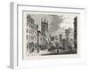 The Old Bank Looking from the Mansion House 1730, London-null-Framed Giclee Print