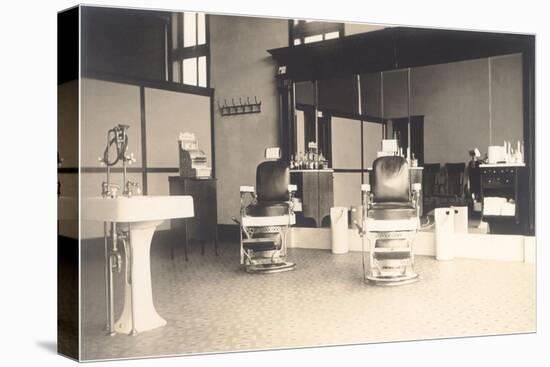 The Old Barber Shop-null-Stretched Canvas