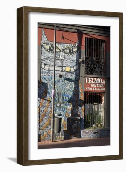 The old barrio of San Telmo, Buenos Aires, Argentina, South America-Julio Etchart-Framed Photographic Print