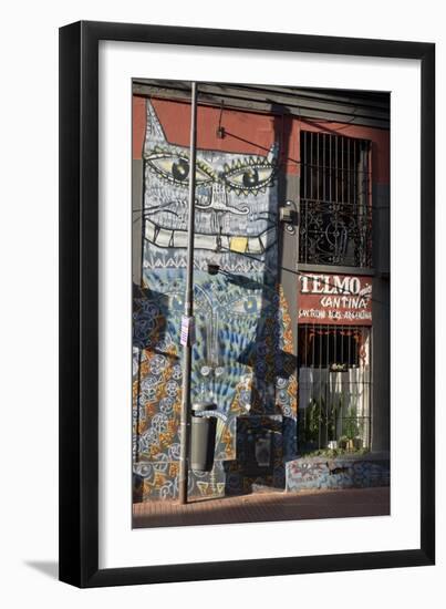 The old barrio of San Telmo, Buenos Aires, Argentina, South America-Julio Etchart-Framed Photographic Print