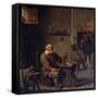 The Old Beer Drinker-David Teniers II-Framed Stretched Canvas