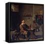 The Old Beer Drinker-David Teniers II-Framed Stretched Canvas