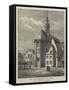 The Old Beguinage at Ghent-Henry William Brewer-Framed Stretched Canvas