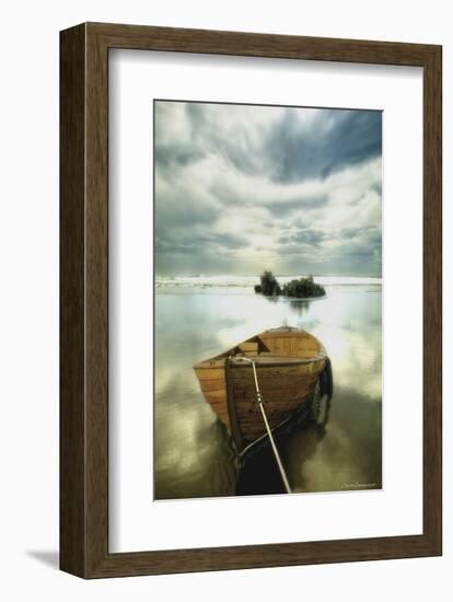 The Old Boat-Carlos Casamayor-Framed Art Print